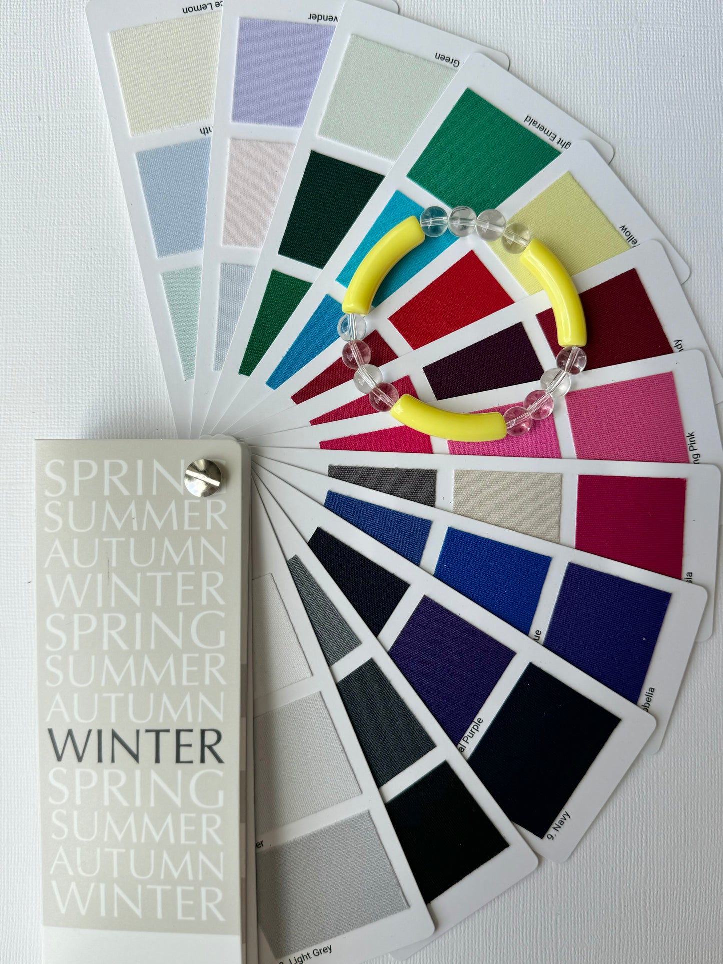 Bright Yellow + Clear quartz Luiza | Winter Spring