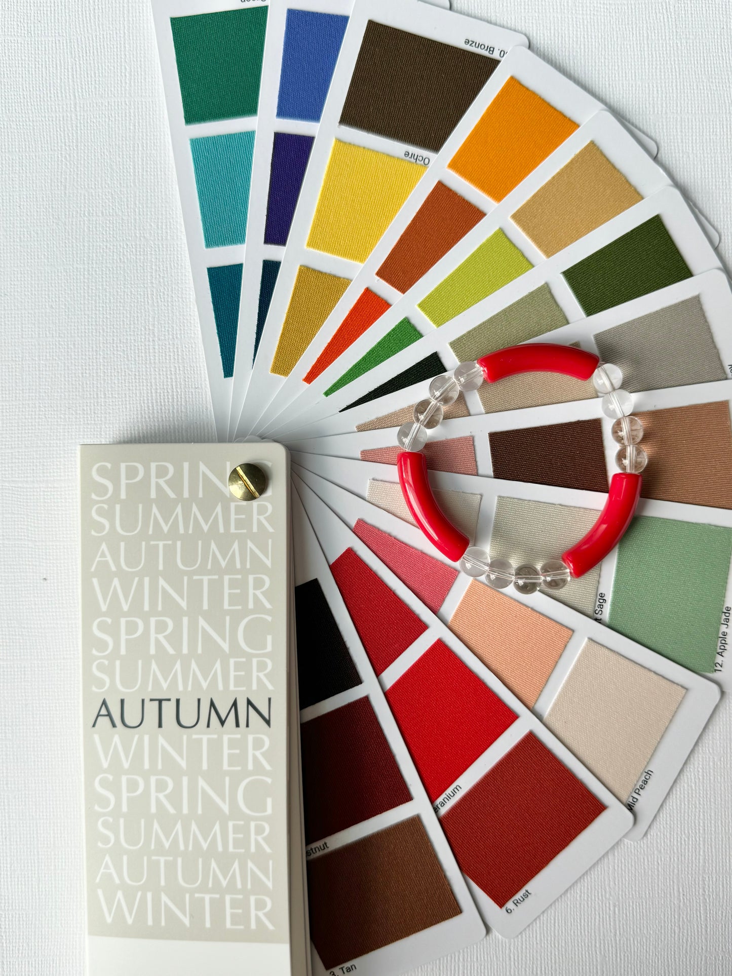 True Red + Clear quartz Luiza | All Seasons