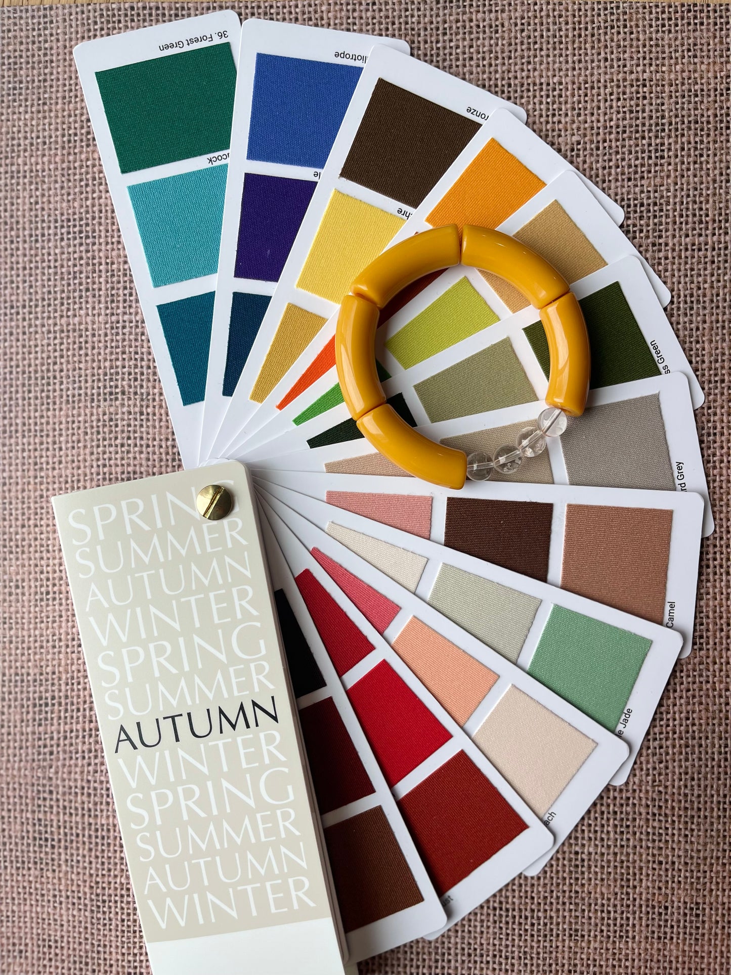 Mustard + Clear quartz Lennon | Autumn