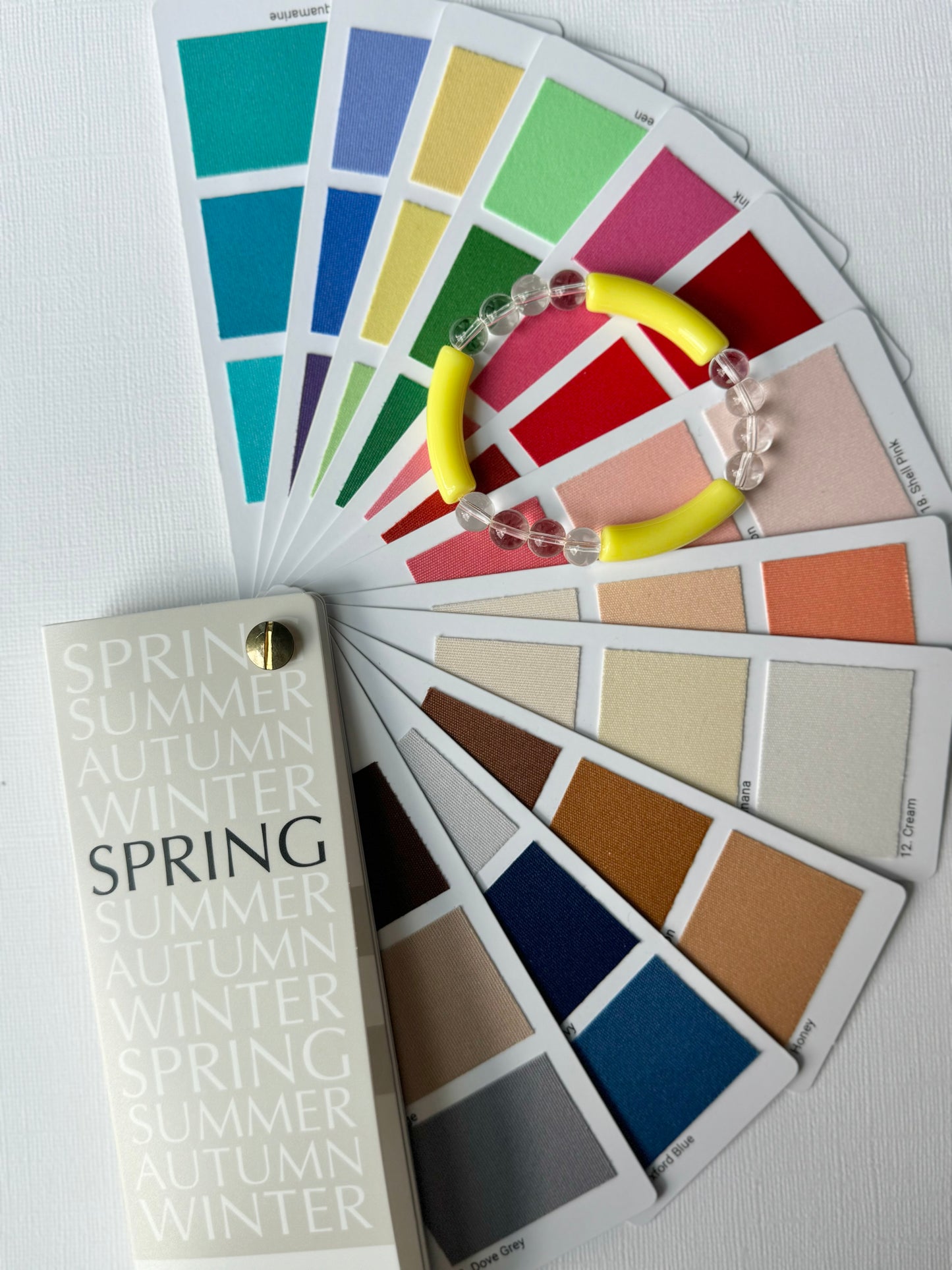 Bright Yellow + Clear quartz Luiza | Winter Spring