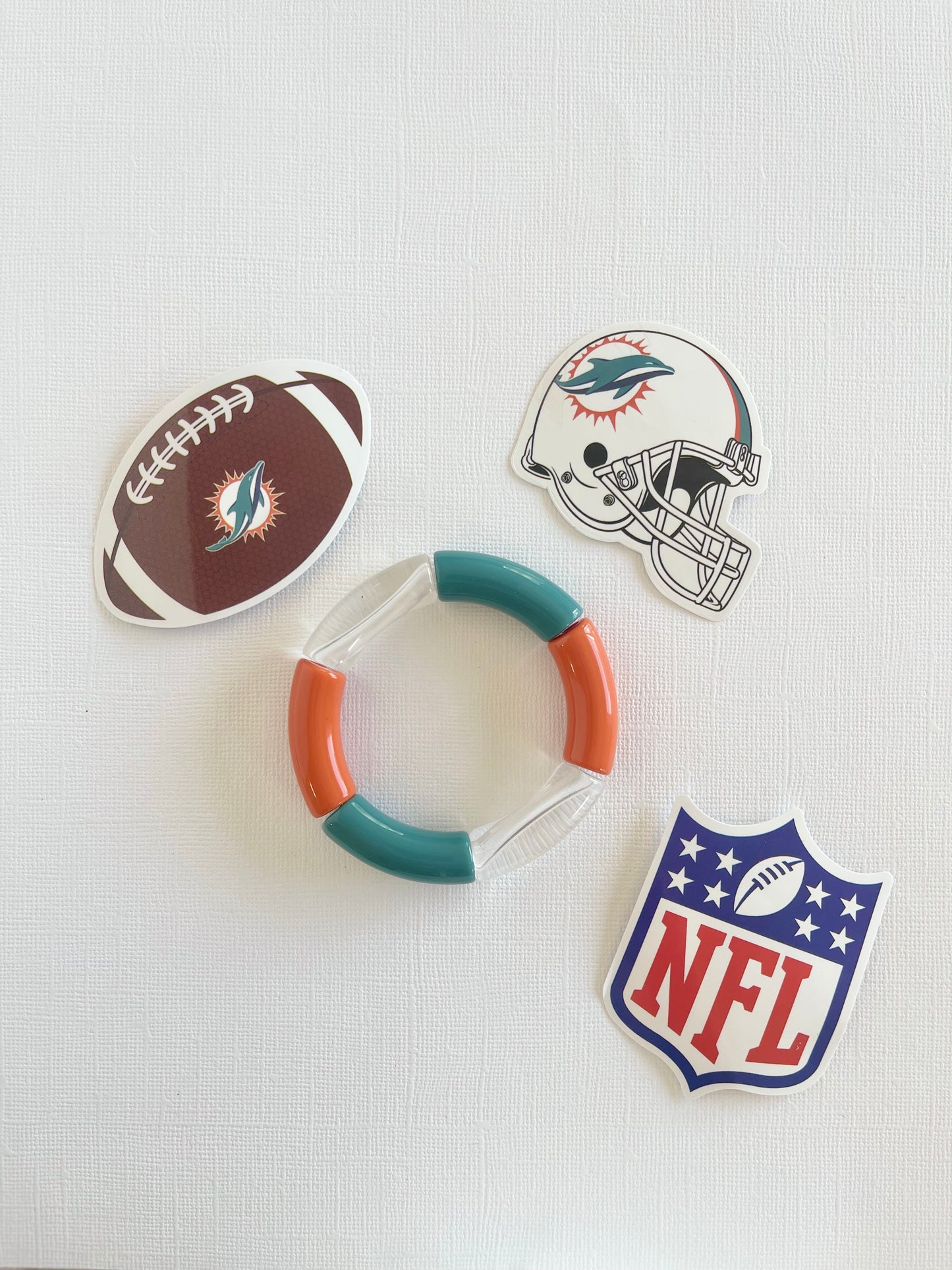 Teal & Orange Lola | Gameday Stacker