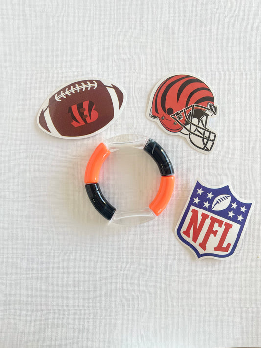 Black & Orange Lola | Gameday Stacker