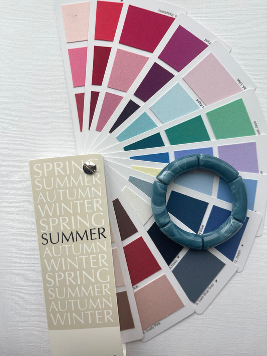 Marbled Blue Gray Lola | Summer