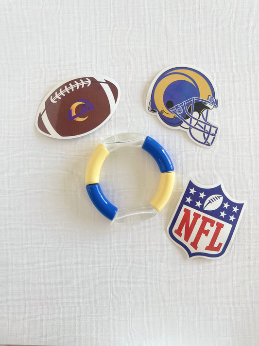 Blue & Yellow Lola | Gameday Stacker