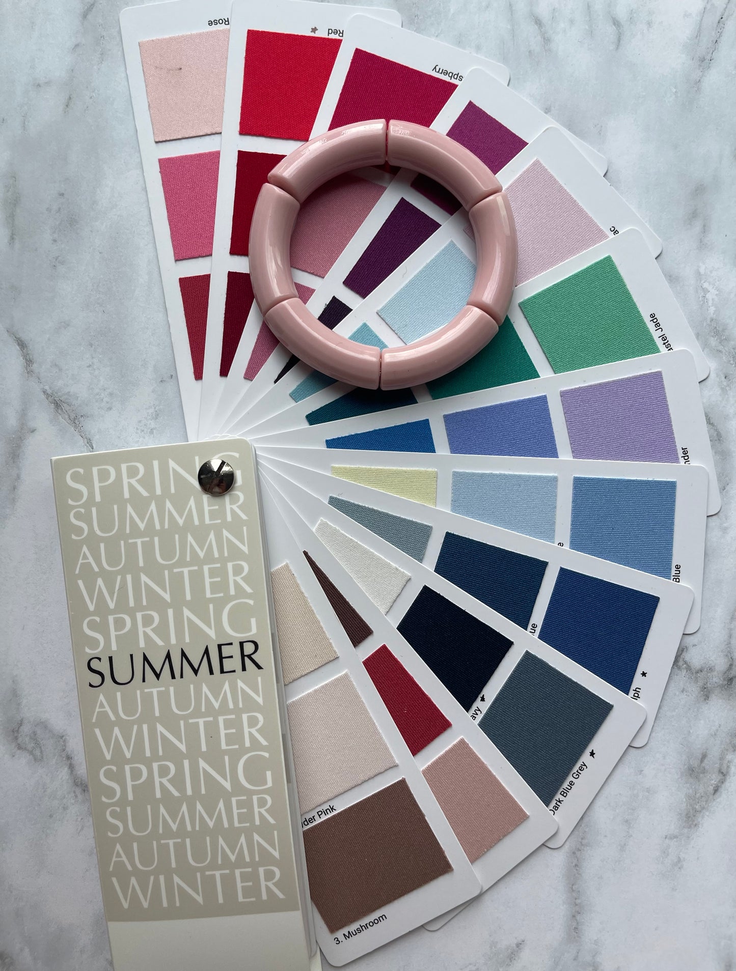 Ribbed Pastel Rose Lola | Summer