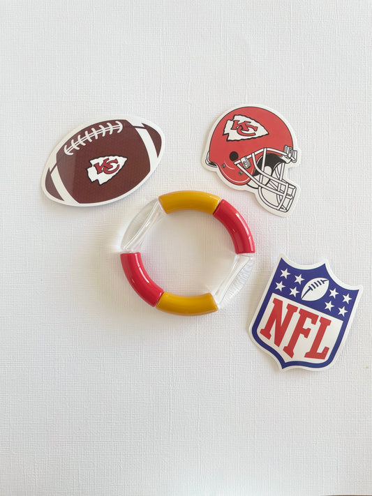 Red & Gold Lola | Gameday Stacker