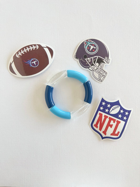 Navy & Turquoise Lola | Gameday Stacker