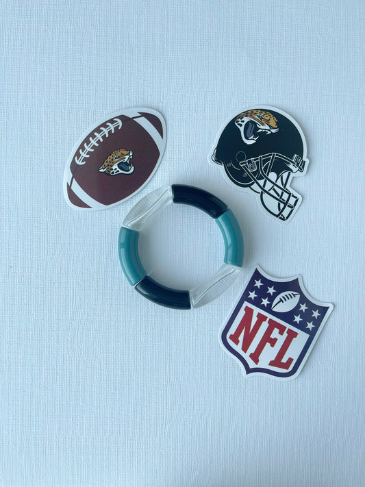 Black & Teal Lola | Gameday Stacker