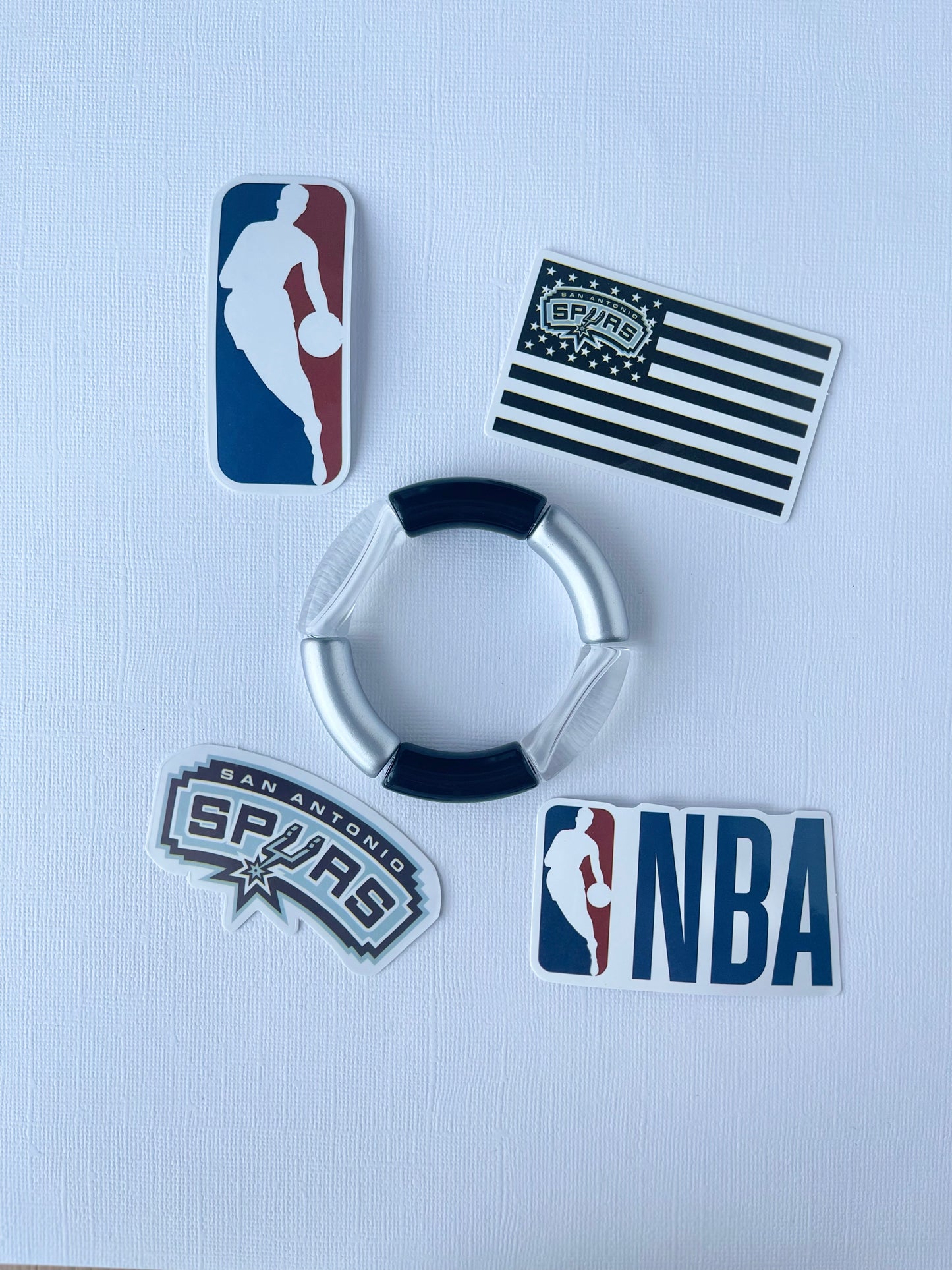 Black & Matte Silver Lola | Gameday Stacker