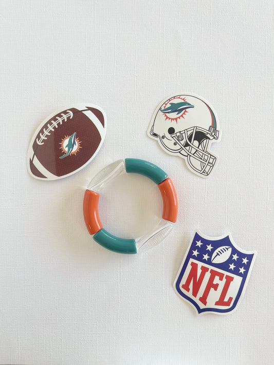 Teal & Orange Lola | Gameday Stacker