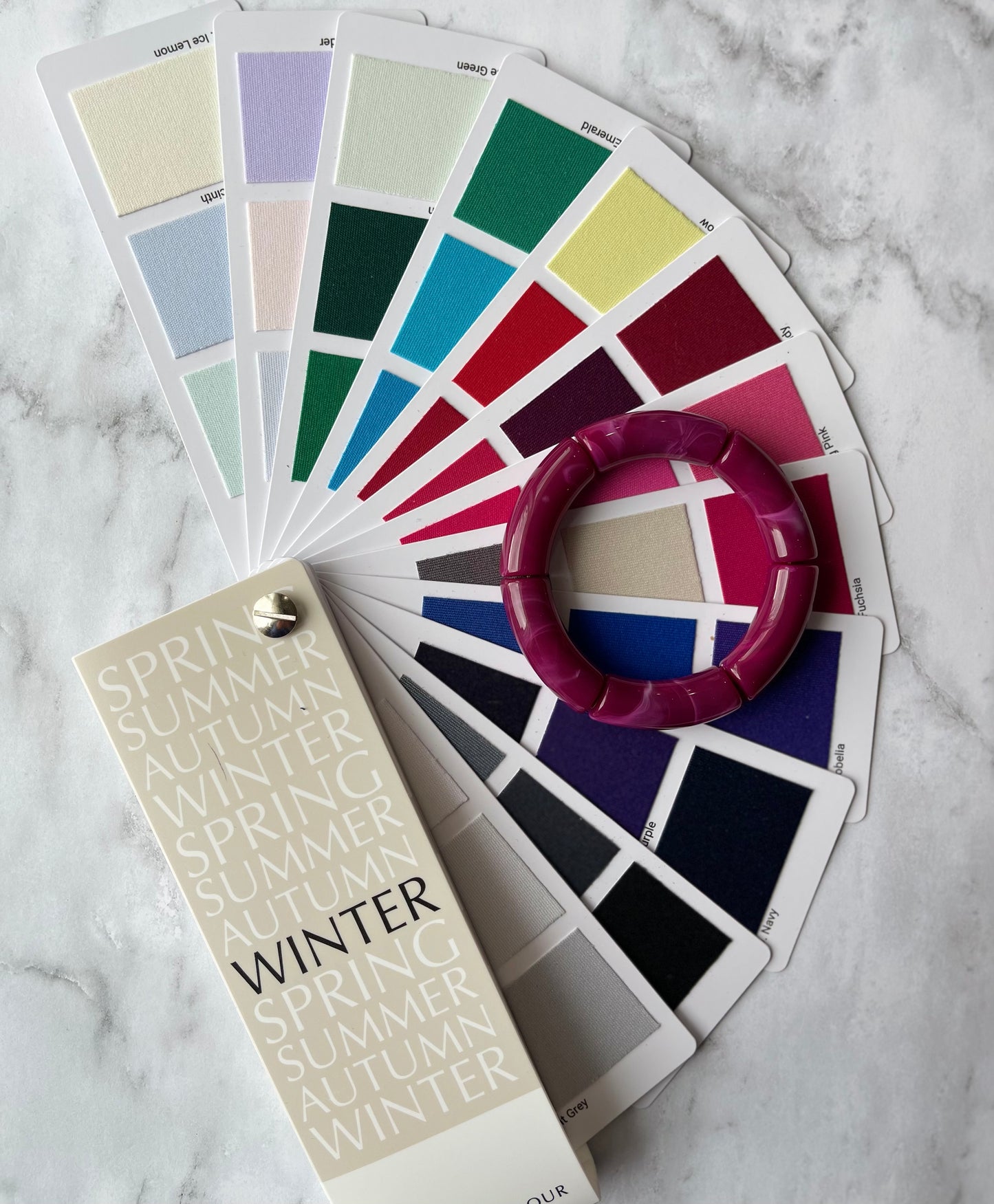 Marbled Amethyst / Fuchsia Lola | Summer / Winter